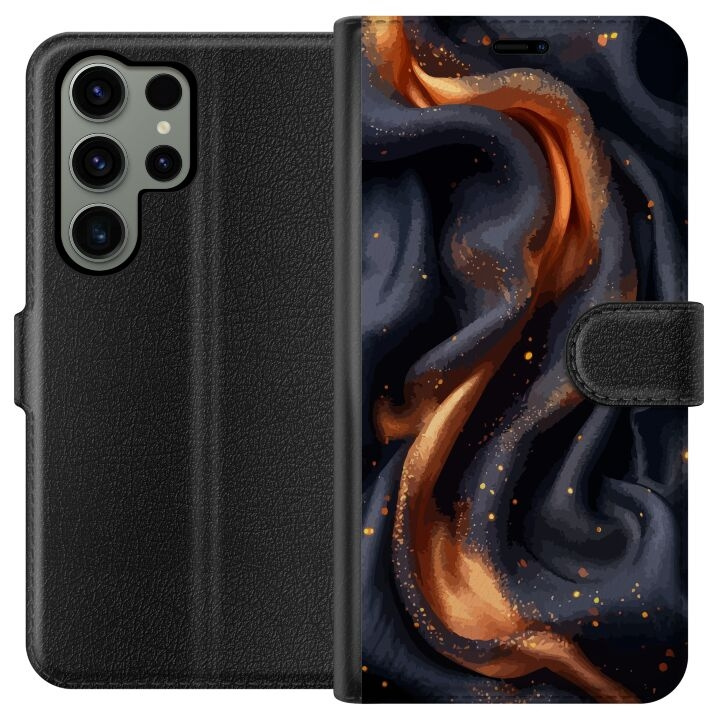 Wallet case for Samsung Galaxy S23 Ultra with Fiery silk design in the group SMARTPHONE & TABLETS / Phone cases / Samsung at TP E-commerce Nordic AB (A62793)