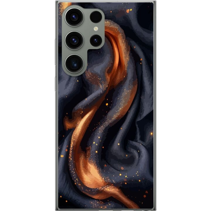 Mobile case for Samsung Galaxy S23 Ultra with Fiery silk design in the group SMARTPHONE & TABLETS / Phone cases / Samsung at TP E-commerce Nordic AB (A62820)