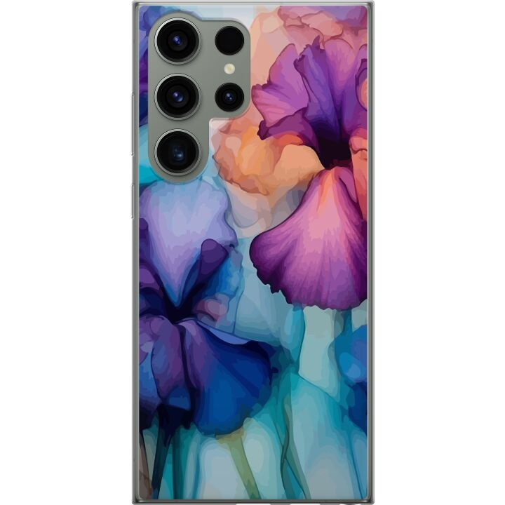 Mobile case for Samsung Galaxy S23 Ultra with Magical flowers design in the group SMARTPHONE & TABLETS / Phone cases / Samsung at TP E-commerce Nordic AB (A62822)