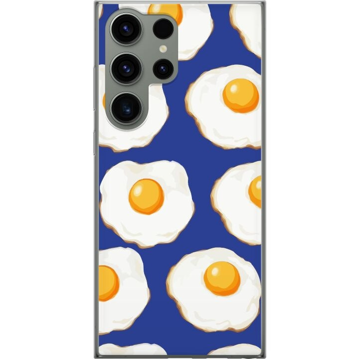 Mobile case for Samsung Galaxy S23 Ultra with Fried eggs design in the group SMARTPHONE & TABLETS / Phone cases / Samsung at TP E-commerce Nordic AB (A62825)