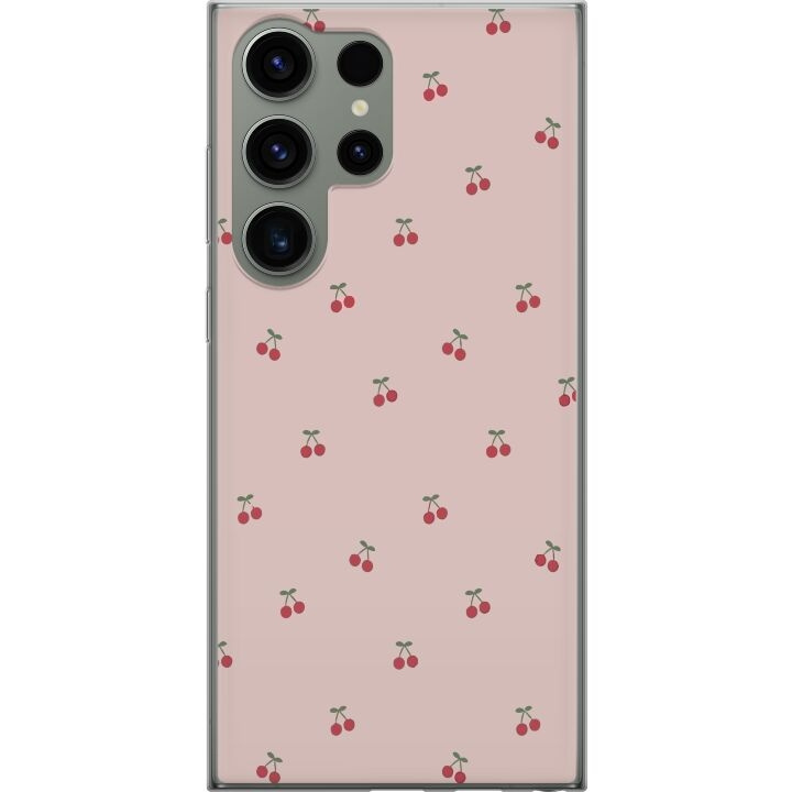 Mobile case for Samsung Galaxy S23 Ultra with Cherry design in the group SMARTPHONE & TABLETS / Phone cases / Samsung at TP E-commerce Nordic AB (A62826)