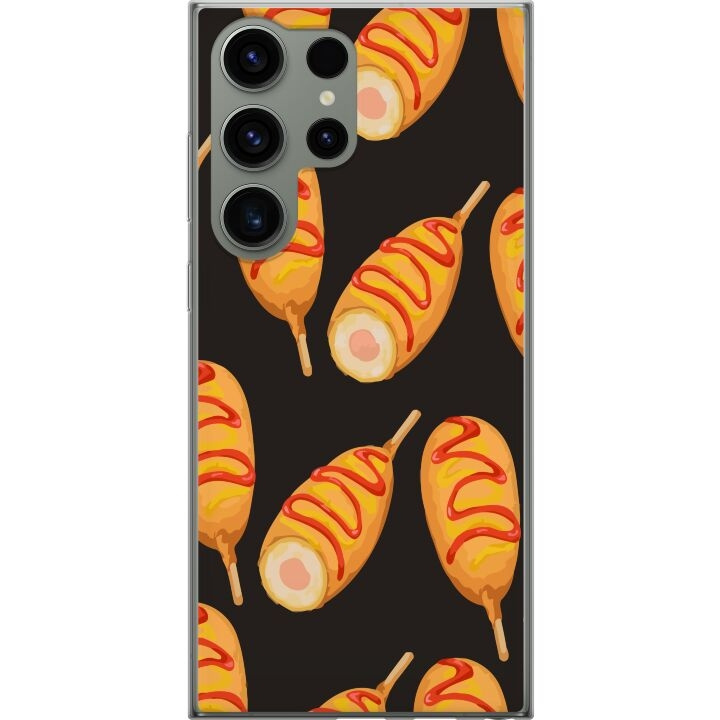 Mobile case for Samsung Galaxy S23 Ultra with Chicken drumstick design in the group SMARTPHONE & TABLETS / Phone cases / Samsung at TP E-commerce Nordic AB (A62828)