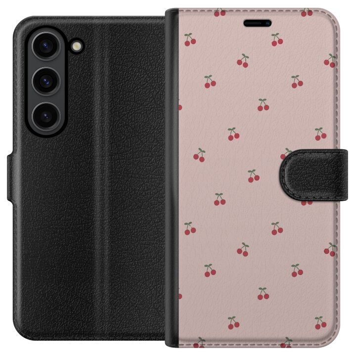 Wallet case for Samsung Galaxy S24+ with Cherry design in the group SMARTPHONE & TABLETS / Phone cases / Samsung at TP E-commerce Nordic AB (A62907)