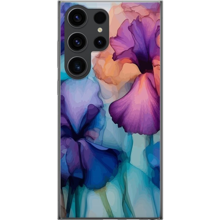 Mobile case for Samsung Galaxy S24 Ultra with Magical flowers design in the group SMARTPHONE & TABLETS / Phone cases / Samsung at TP E-commerce Nordic AB (A62984)