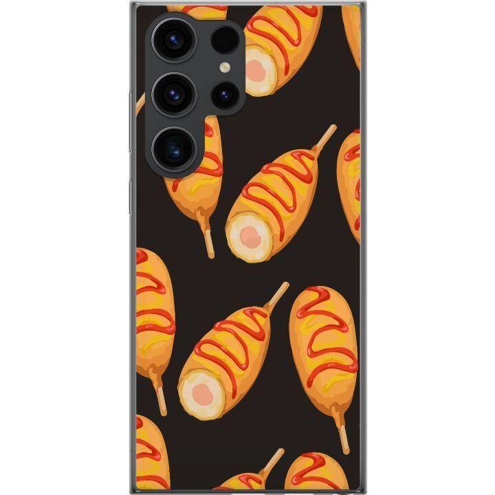 Mobile case for Samsung Galaxy S24 Ultra with Chicken drumstick design in the group SMARTPHONE & TABLETS / Phone cases / Samsung at TP E-commerce Nordic AB (A62990)