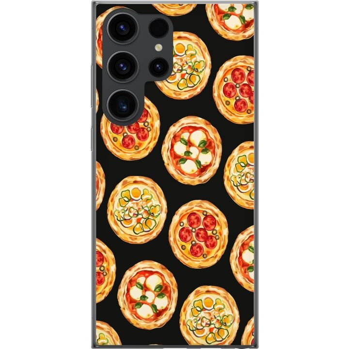 Mobile case for Samsung Galaxy S24 Ultra with Pizza design in the group SMARTPHONE & TABLETS / Phone cases / Samsung at TP E-commerce Nordic AB (A62994)