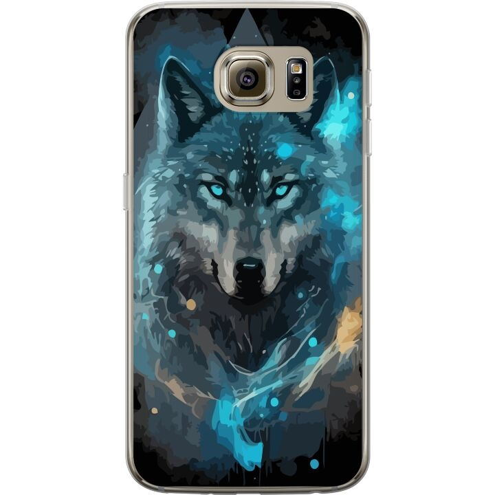 Mobile case for Samsung Galaxy S6 with Wolf design in the group SMARTPHONE & TABLETS / Phone cases / Samsung at TP E-commerce Nordic AB (A63013)