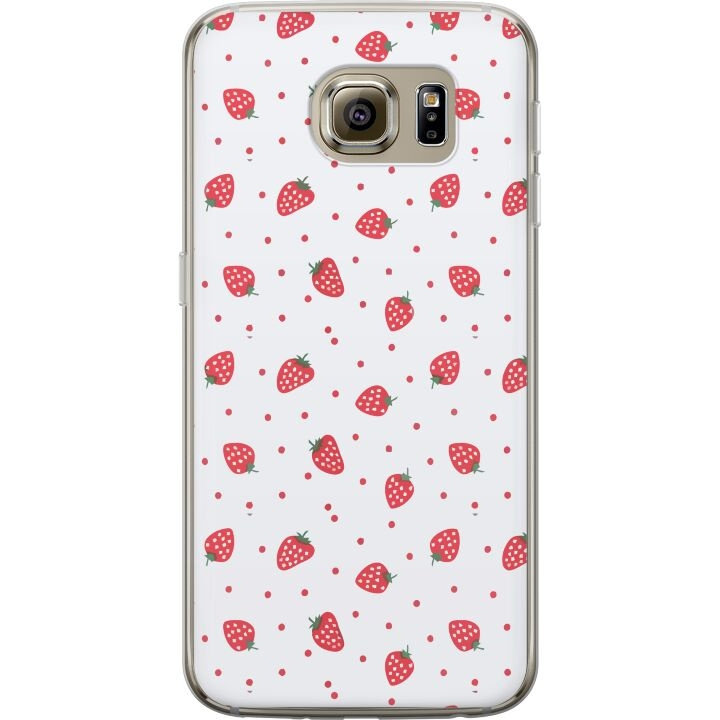 Mobile case for Samsung Galaxy S6 with Strawberries design in the group SMARTPHONE & TABLETS / Phone cases / Samsung at TP E-commerce Nordic AB (A63025)