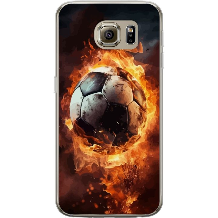 Mobile case for Samsung Galaxy S6 with Football design in the group SMARTPHONE & TABLETS / Phone cases / Samsung at TP E-commerce Nordic AB (A63029)