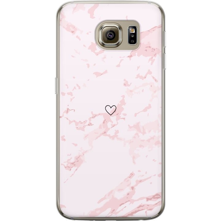 Mobile case for Samsung Galaxy S6 with Pink Heart design in the group SMARTPHONE & TABLETS / Phone cases / Samsung at TP E-commerce Nordic AB (A63031)