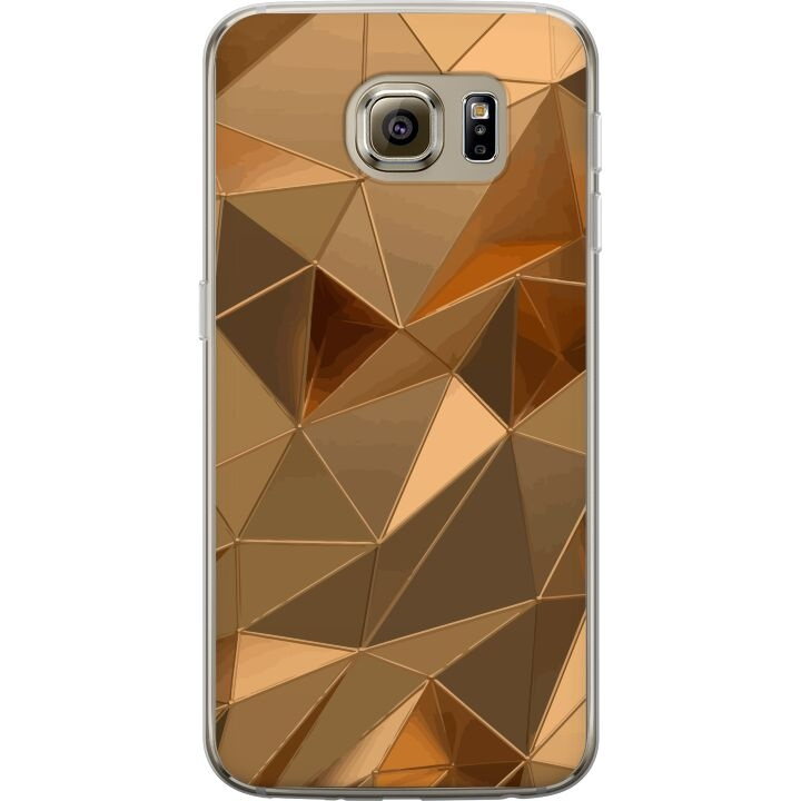 Mobile case for Samsung Galaxy S6 with 3D Gold design in the group SMARTPHONE & TABLETS / Phone cases / Samsung at TP E-commerce Nordic AB (A63032)