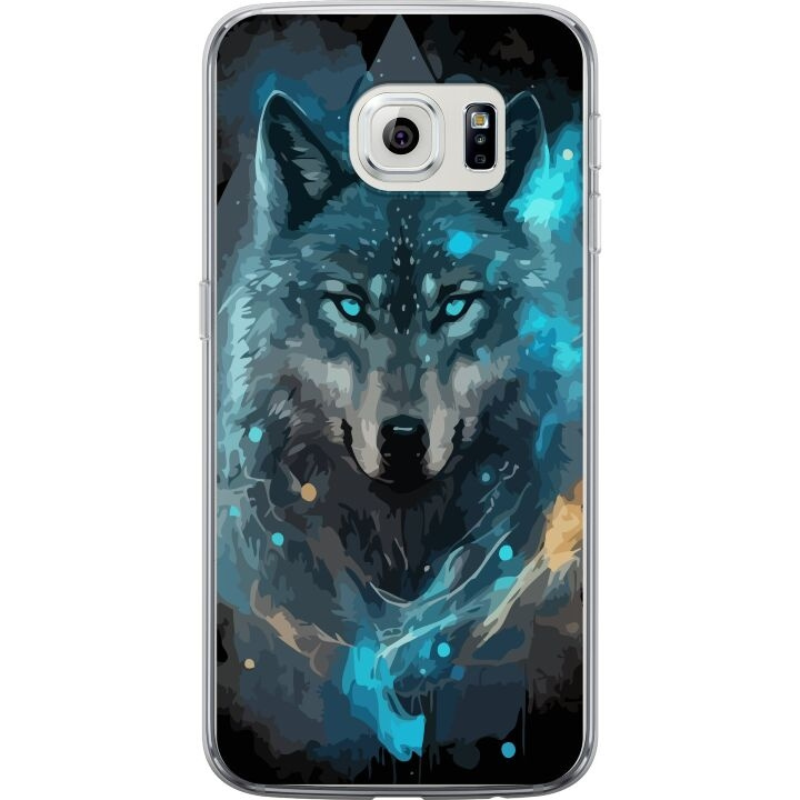 Mobile case for Samsung Galaxy S6 edge with Wolf design in the group SMARTPHONE & TABLETS / Phone cases / Samsung at TP E-commerce Nordic AB (A63040)