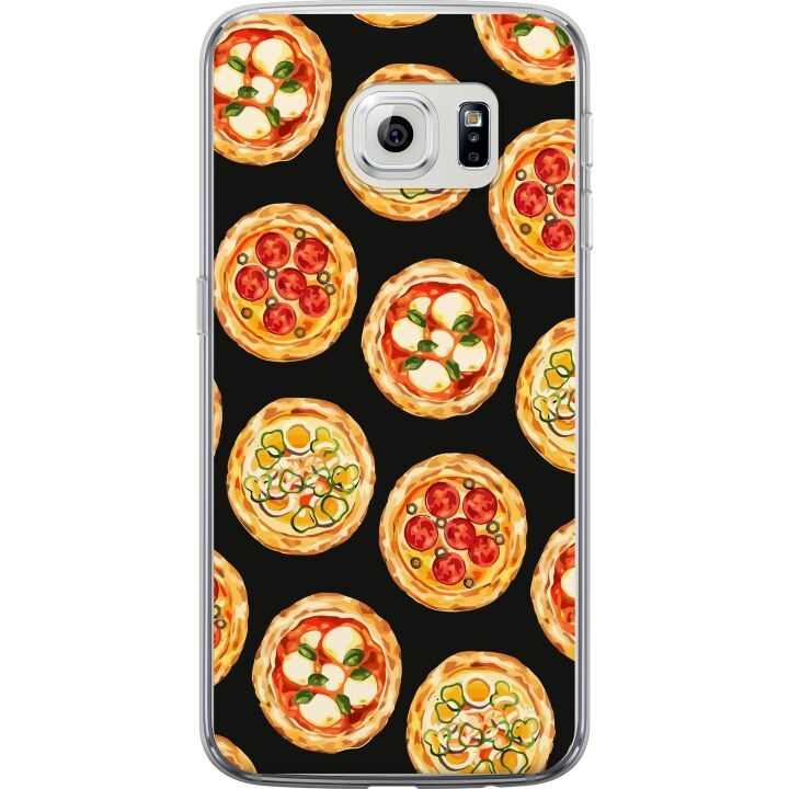 Mobile case for Samsung Galaxy S6 edge with Pizza design in the group SMARTPHONE & TABLETS / Phone cases / Samsung at TP E-commerce Nordic AB (A63048)