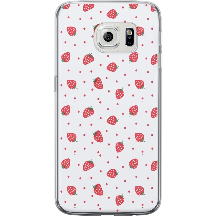 Mobile case for Samsung Galaxy S6 edge with Strawberries design in the group SMARTPHONE & TABLETS / Phone cases / Samsung at TP E-commerce Nordic AB (A63052)