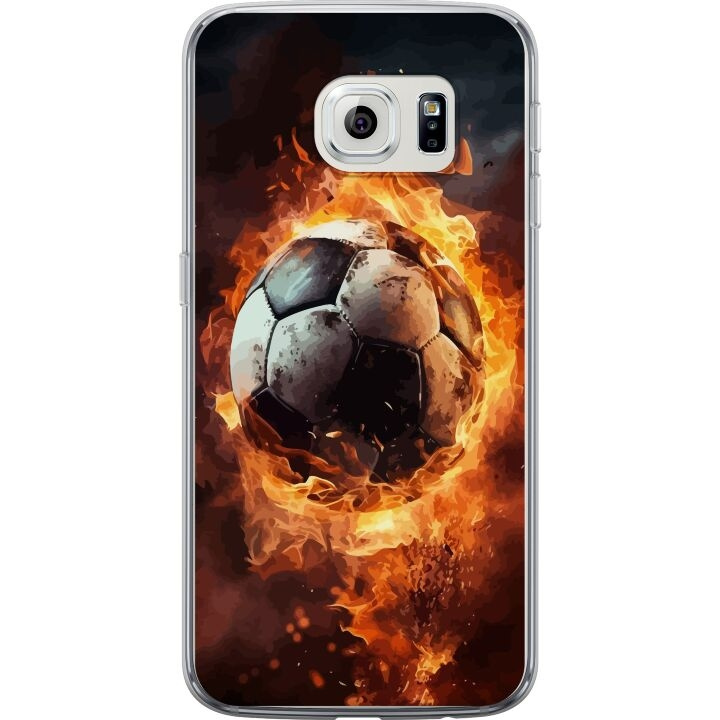 Mobile case for Samsung Galaxy S6 edge with Football design in the group SMARTPHONE & TABLETS / Phone cases / Samsung at TP E-commerce Nordic AB (A63056)