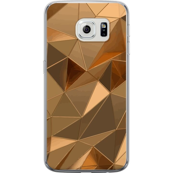 Mobile case for Samsung Galaxy S6 edge with 3D Gold design in the group SMARTPHONE & TABLETS / Phone cases / Samsung at TP E-commerce Nordic AB (A63059)