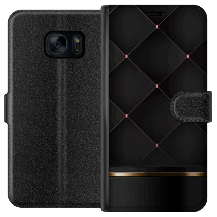 Wallet case for Samsung Galaxy S7 with Luxury line design in the group SMARTPHONE & TABLETS / Phone cases / Samsung at TP E-commerce Nordic AB (A63077)