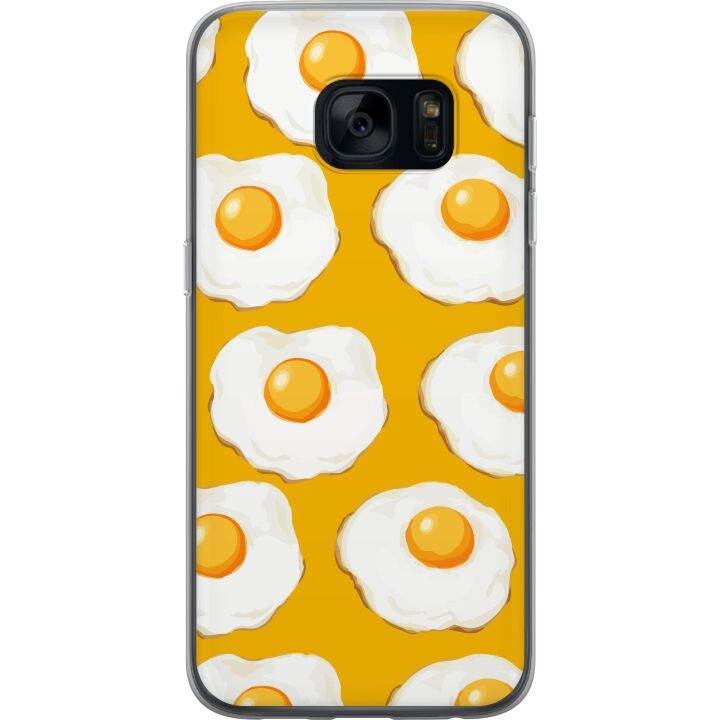 Mobile case for Samsung Galaxy S7 with Fried egg design in the group SMARTPHONE & TABLETS / Phone cases / Samsung at TP E-commerce Nordic AB (A63091)