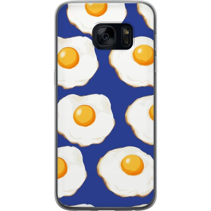 Mobile case for Samsung Galaxy S7 with Fried eggs design in the group SMARTPHONE & TABLETS / Phone cases / Samsung at TP E-commerce Nordic AB (A63095)