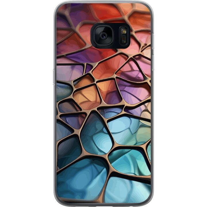 Mobile case for Samsung Galaxy S7 with Metallic pattern design in the group SMARTPHONE & TABLETS / Phone cases / Samsung at TP E-commerce Nordic AB (A63099)