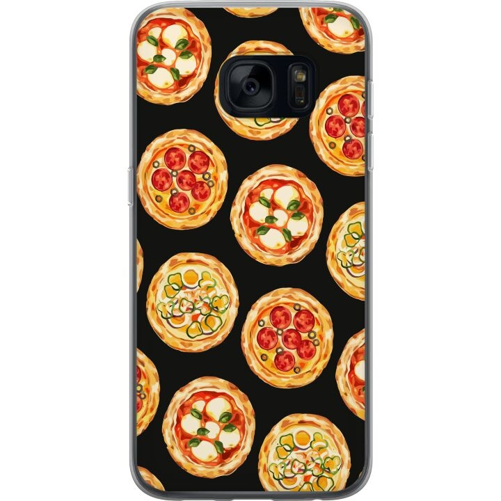 Mobile case for Samsung Galaxy S7 with Pizza design in the group SMARTPHONE & TABLETS / Phone cases / Samsung at TP E-commerce Nordic AB (A63102)