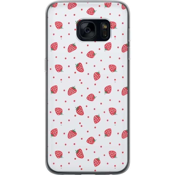 Mobile case for Samsung Galaxy S7 with Strawberries design in the group SMARTPHONE & TABLETS / Phone cases / Samsung at TP E-commerce Nordic AB (A63106)