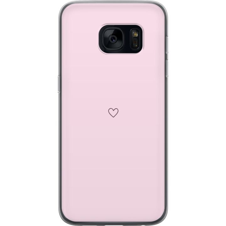 Mobile case for Samsung Galaxy S7 with Heart design in the group SMARTPHONE & TABLETS / Phone cases / Samsung at TP E-commerce Nordic AB (A63108)