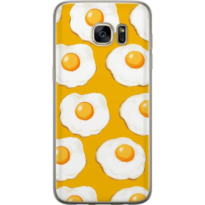 Mobile case for Samsung Galaxy S7 edge with Fried egg design in the group SMARTPHONE & TABLETS / Phone cases / Samsung at TP E-commerce Nordic AB (A63118)