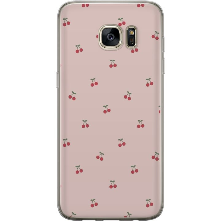 Mobile case for Samsung Galaxy S7 edge with Cherry design in the group SMARTPHONE & TABLETS / Phone cases / Samsung at TP E-commerce Nordic AB (A63123)