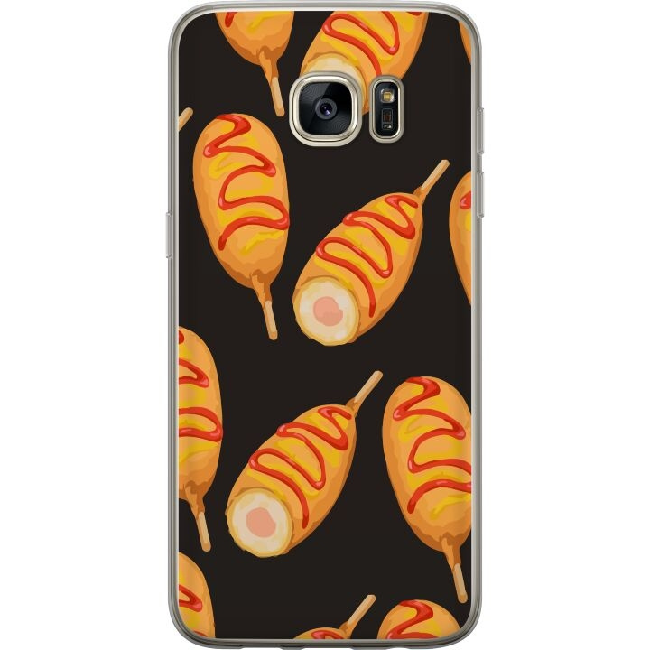 Mobile case for Samsung Galaxy S7 edge with Chicken drumstick design in the group SMARTPHONE & TABLETS / Phone cases / Samsung at TP E-commerce Nordic AB (A63125)