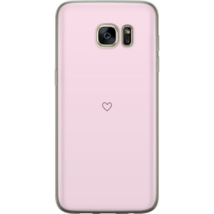 Mobile case for Samsung Galaxy S7 edge with Heart design in the group SMARTPHONE & TABLETS / Phone cases / Samsung at TP E-commerce Nordic AB (A63135)