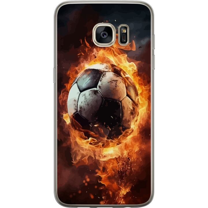 Mobile case for Samsung Galaxy S7 edge with Football design in the group SMARTPHONE & TABLETS / Phone cases / Samsung at TP E-commerce Nordic AB (A63137)