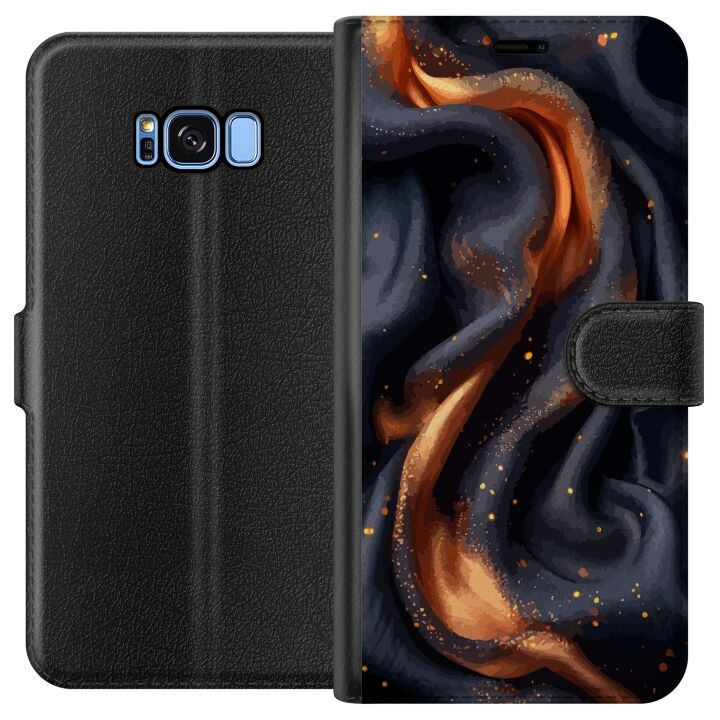 Wallet case for Samsung Galaxy S8 with Fiery silk design in the group SMARTPHONE & TABLETS / Phone cases / Samsung at TP E-commerce Nordic AB (A63144)