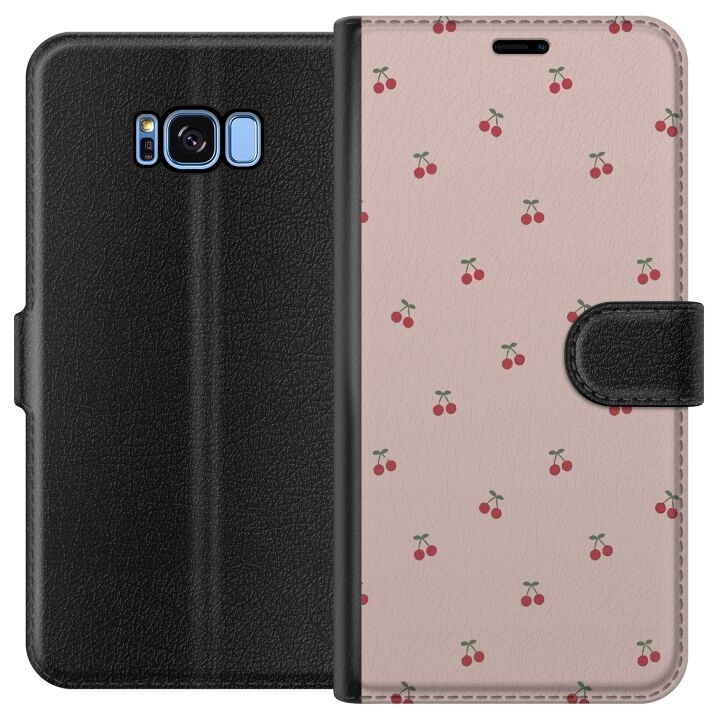 Wallet case for Samsung Galaxy S8 with Cherry design in the group SMARTPHONE & TABLETS / Phone cases / Samsung at TP E-commerce Nordic AB (A63150)