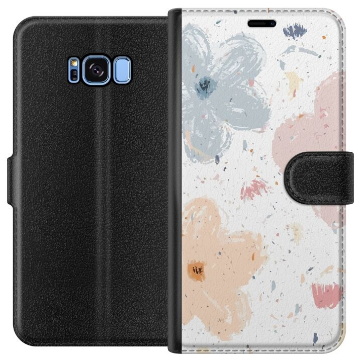 Wallet case for Samsung Galaxy S8 with Flowers design in the group SMARTPHONE & TABLETS / Phone cases / Samsung at TP E-commerce Nordic AB (A63155)