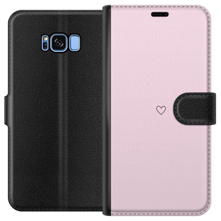 Wallet case for Samsung Galaxy S8 with Heart design in the group SMARTPHONE & TABLETS / Phone cases / Samsung at TP E-commerce Nordic AB (A63162)