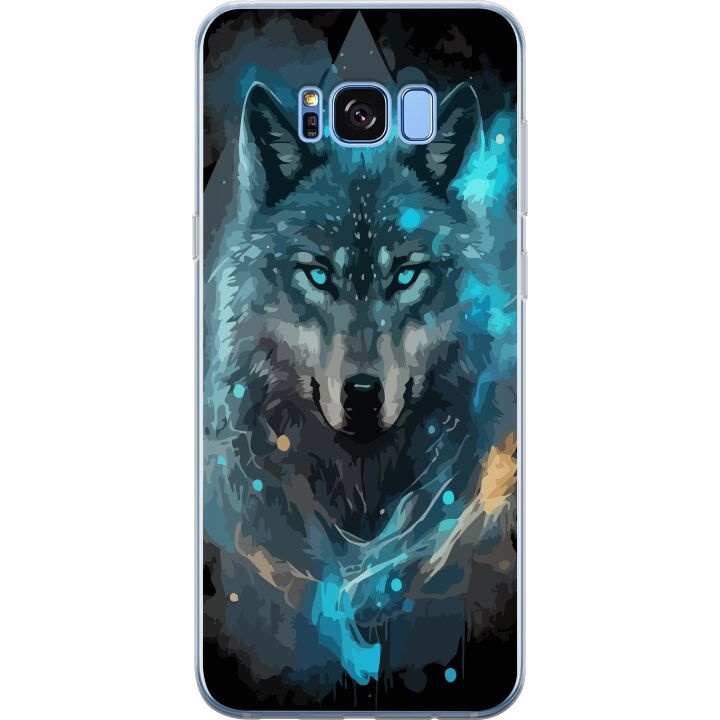 Mobile case for Samsung Galaxy S8 with Wolf design in the group SMARTPHONE & TABLETS / Phone cases / Samsung at TP E-commerce Nordic AB (A63175)