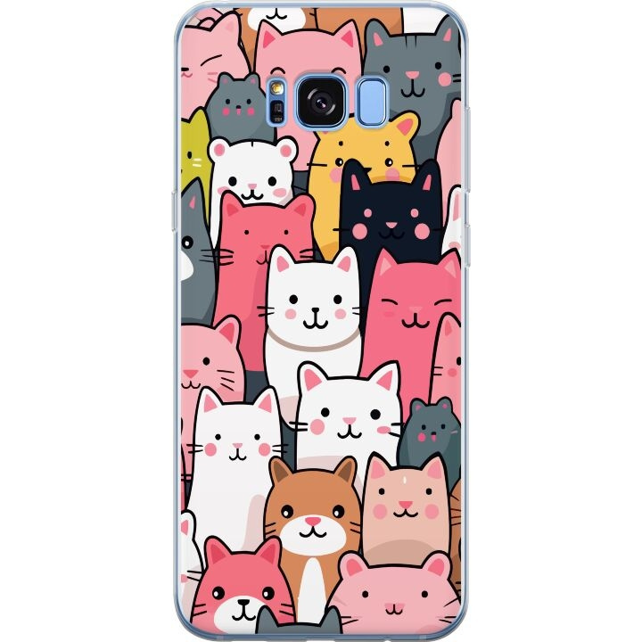 Mobile case for Samsung Galaxy S8 with Cat pattern design in the group SMARTPHONE & TABLETS / Phone cases / Samsung at TP E-commerce Nordic AB (A63178)