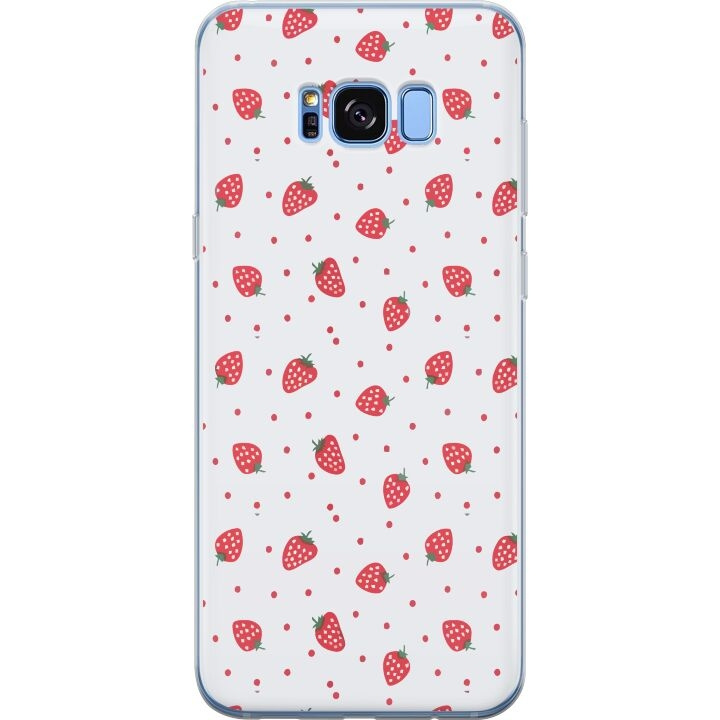 Mobile case for Samsung Galaxy S8 with Strawberries design in the group SMARTPHONE & TABLETS / Phone cases / Samsung at TP E-commerce Nordic AB (A63187)