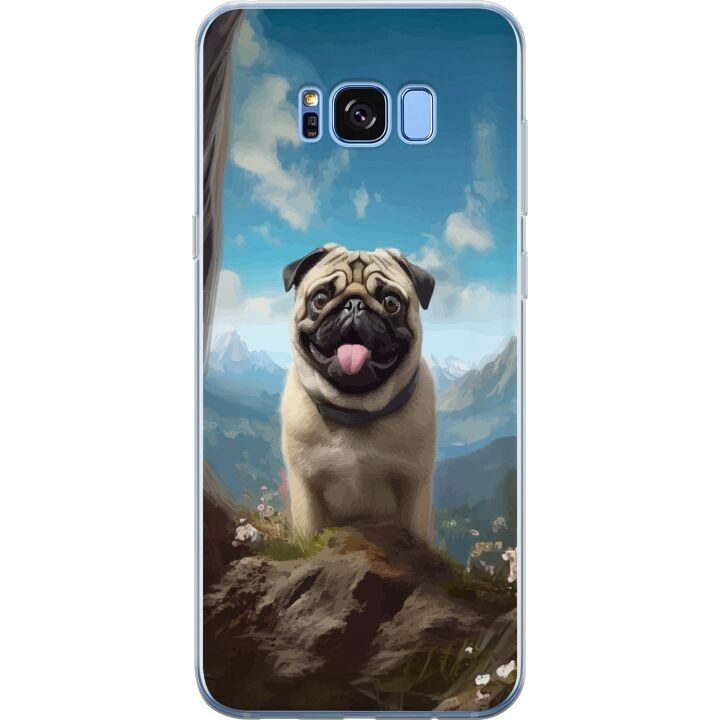 Mobile case for Samsung Galaxy S8 with Happy Dog design in the group SMARTPHONE & TABLETS / Phone cases / Samsung at TP E-commerce Nordic AB (A63188)