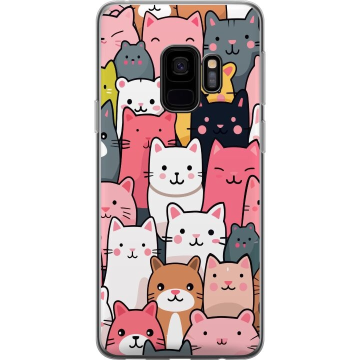 Mobile case for Samsung Galaxy S9 with Cat pattern design in the group SMARTPHONE & TABLETS / Phone cases / Samsung at TP E-commerce Nordic AB (A63259)