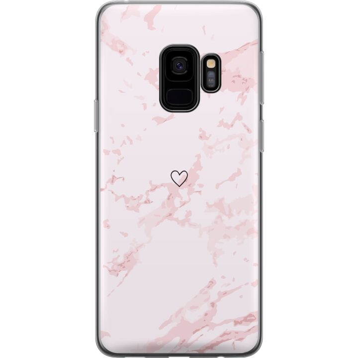 Mobile case for Samsung Galaxy S9 with Pink Heart design in the group SMARTPHONE & TABLETS / Phone cases / Samsung at TP E-commerce Nordic AB (A63274)