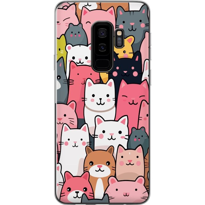 Mobile case for Samsung Galaxy S9+ with Cat pattern design in the group SMARTPHONE & TABLETS / Phone cases / Samsung at TP E-commerce Nordic AB (A63313)