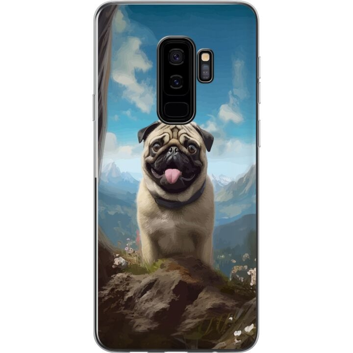 Mobile case for Samsung Galaxy S9+ with Happy Dog design in the group SMARTPHONE & TABLETS / Phone cases / Samsung at TP E-commerce Nordic AB (A63323)