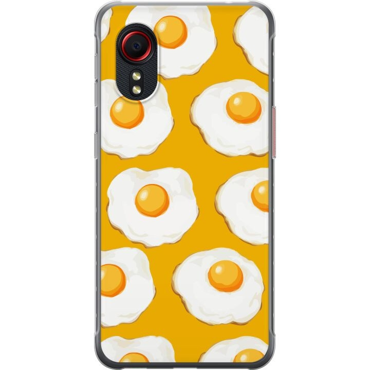 Mobile case for Samsung Galaxy Xcover 5 with Fried egg design in the group SMARTPHONE & TABLETS / Phone cases / Samsung at TP E-commerce Nordic AB (A63442)