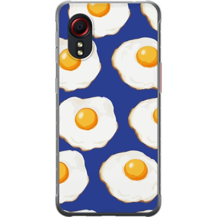 Mobile case for Samsung Galaxy Xcover 5 with Fried eggs design in the group SMARTPHONE & TABLETS / Phone cases / Samsung at TP E-commerce Nordic AB (A63446)