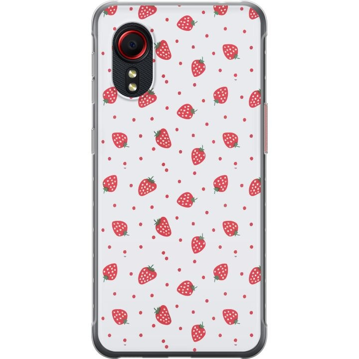 Mobile case for Samsung Galaxy Xcover 5 with Strawberries design in the group SMARTPHONE & TABLETS / Phone cases / Samsung at TP E-commerce Nordic AB (A63457)