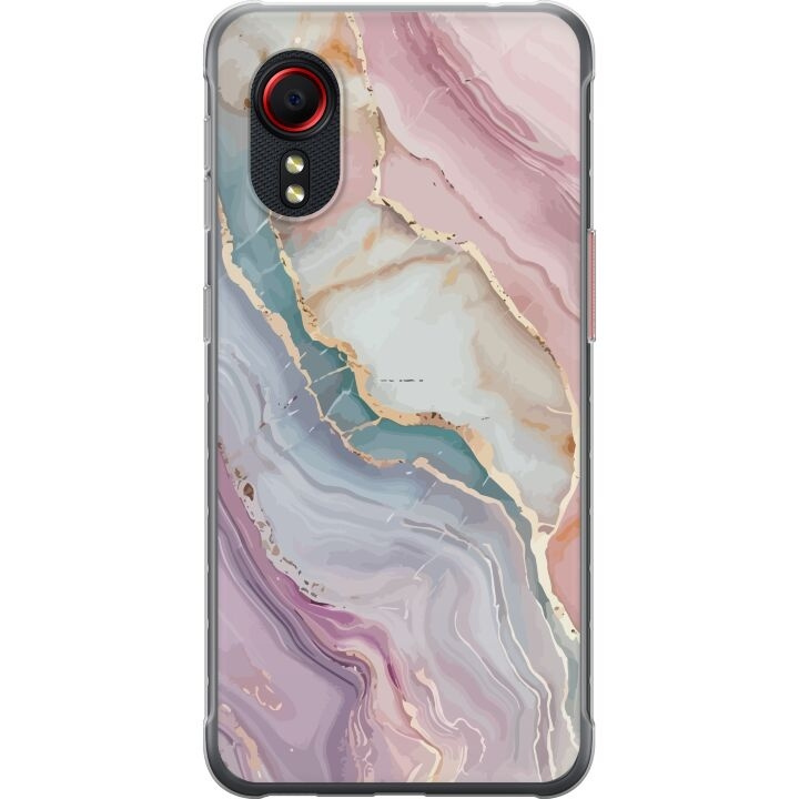 Mobile case for Samsung Galaxy Xcover 5 with Marble design in the group SMARTPHONE & TABLETS / Phone cases / Samsung at TP E-commerce Nordic AB (A63462)