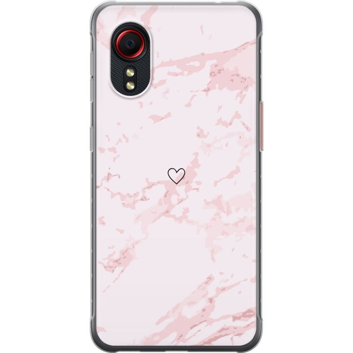 Mobile case for Samsung Galaxy Xcover 5 with Pink Heart design in the group SMARTPHONE & TABLETS / Phone cases / Samsung at TP E-commerce Nordic AB (A63463)