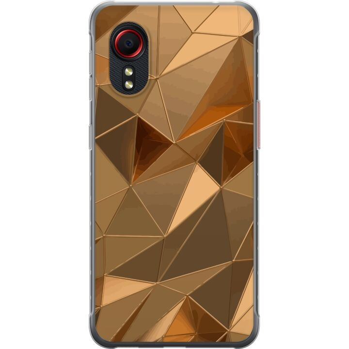 Mobile case for Samsung Galaxy Xcover 5 with 3D Gold design in the group SMARTPHONE & TABLETS / Phone cases / Samsung at TP E-commerce Nordic AB (A63464)